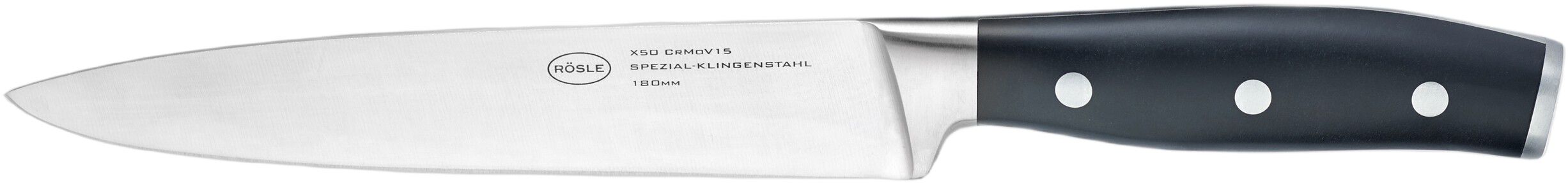 Trancherkniv Tradition 18 cm St&aring;l/Svart