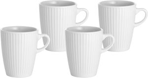 Mugg Pliss&eacute; 27 cl 4 st Vit