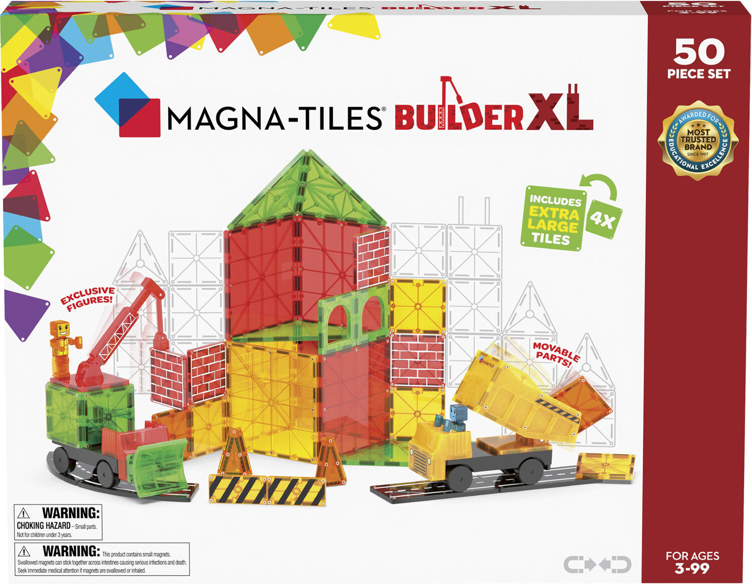 MAGNA-TILES Builder XL 50