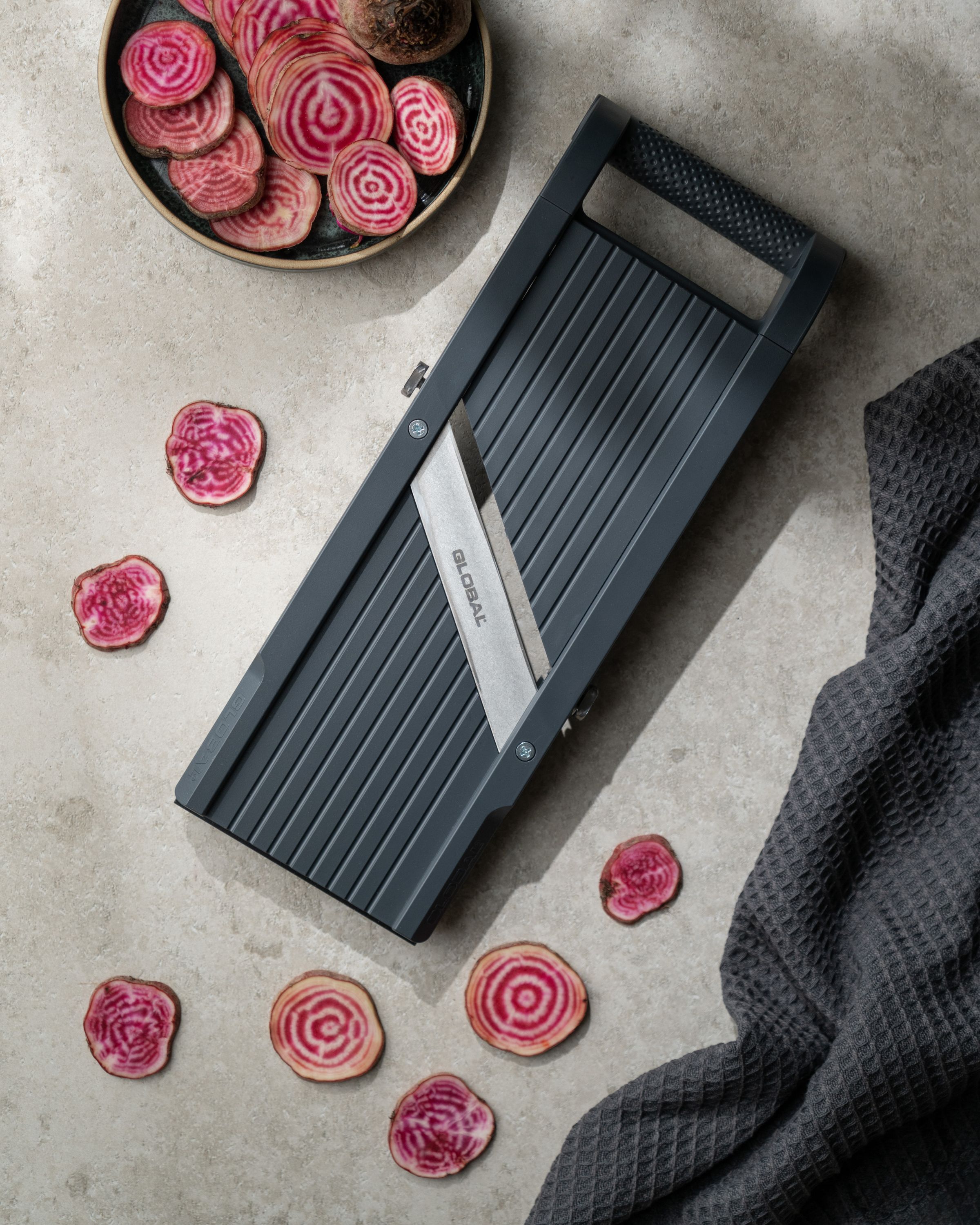 Mandolin 9,5cm gr&aring; - Global