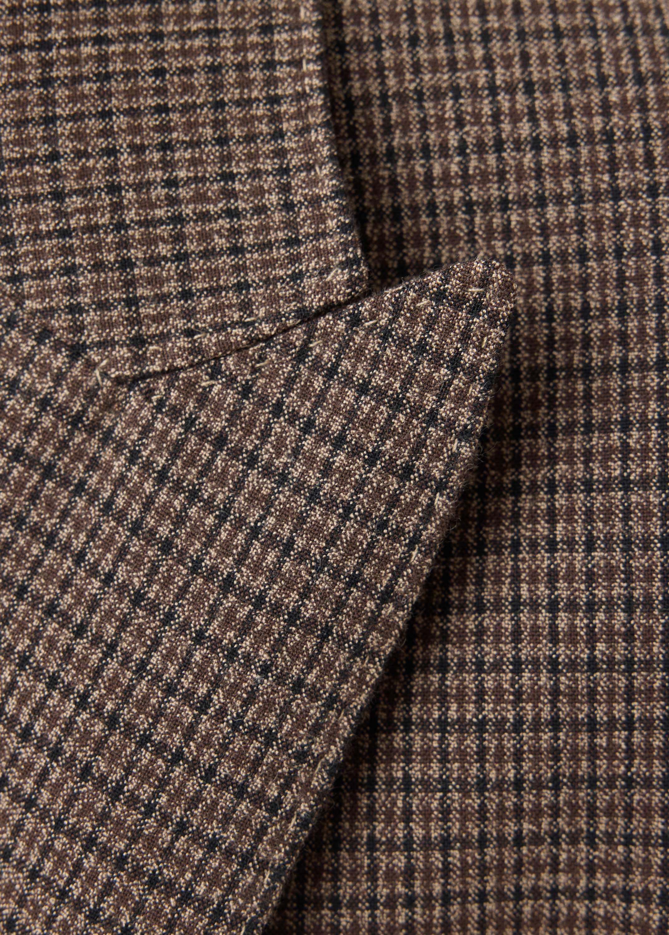 Double-breasted suit blazer