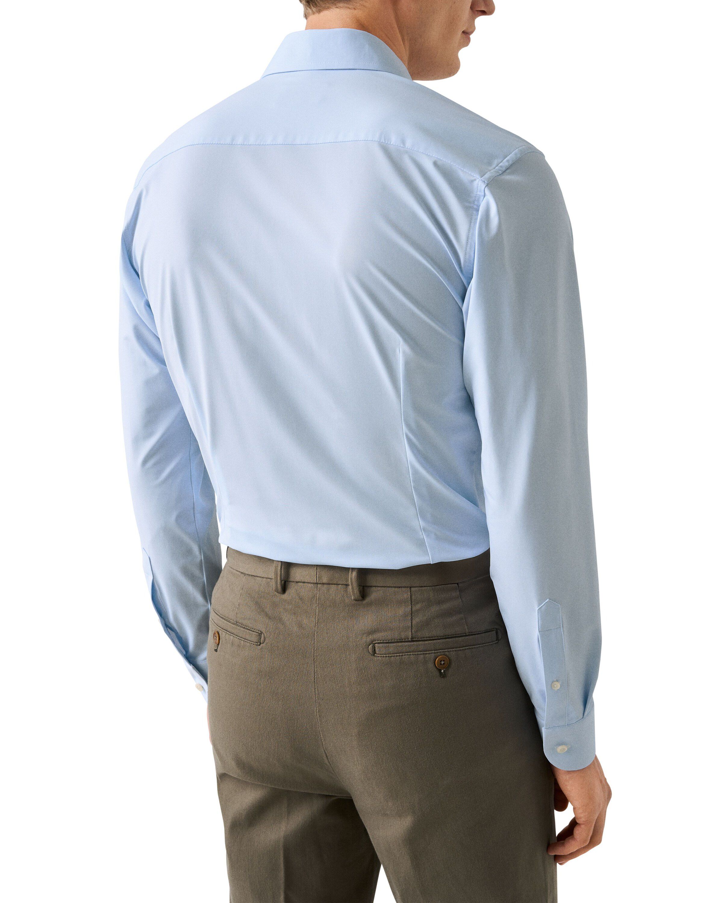 White Four-Way Stretch Shirt - Slim Fit