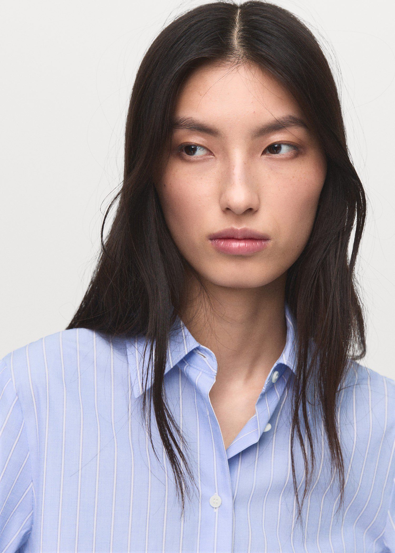 Cotton and lyocell blend straight s