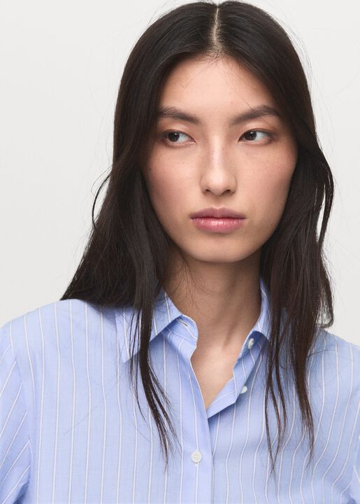 Cotton and lyocell blend straight s