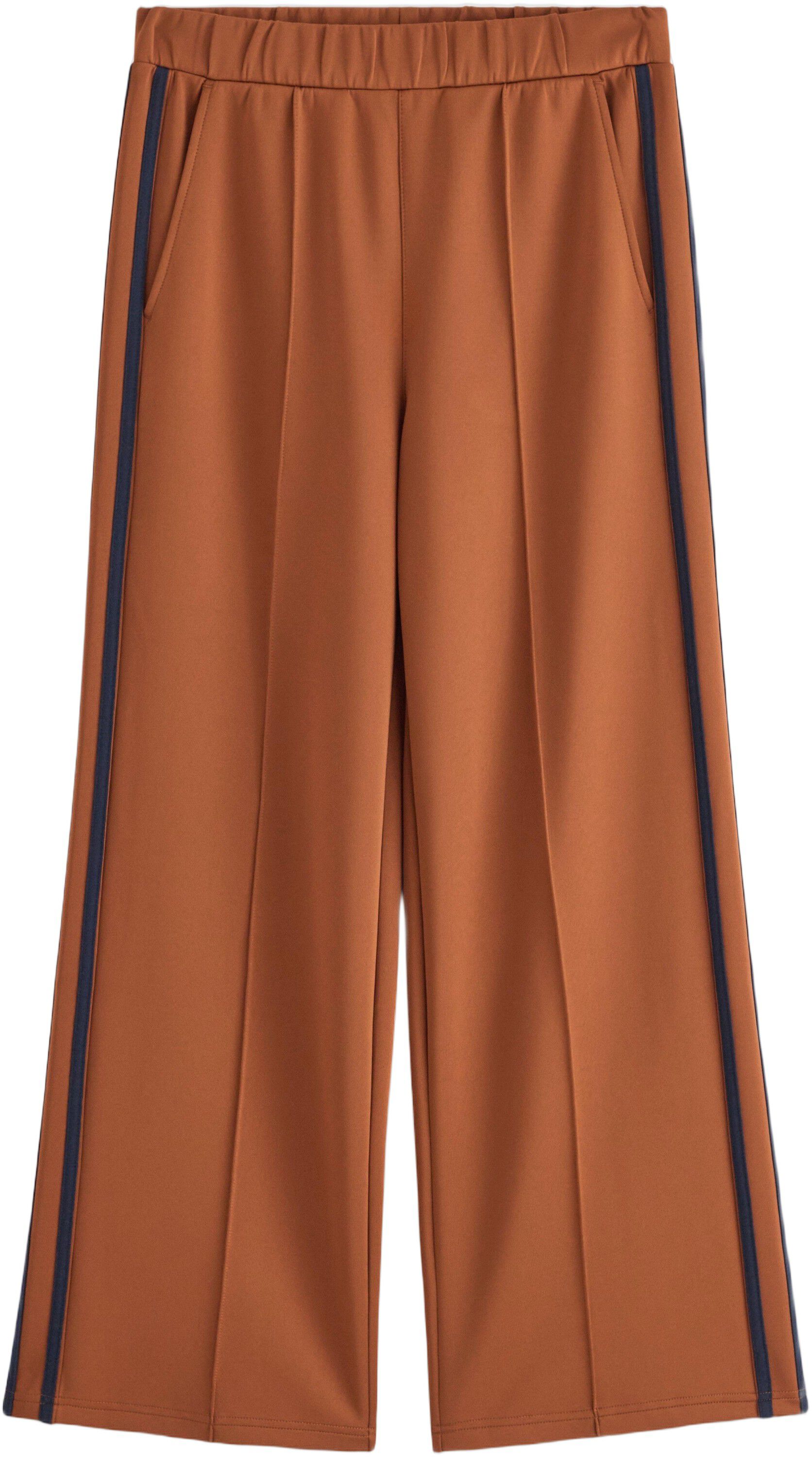 Afslappede jerseybukser i et sporty