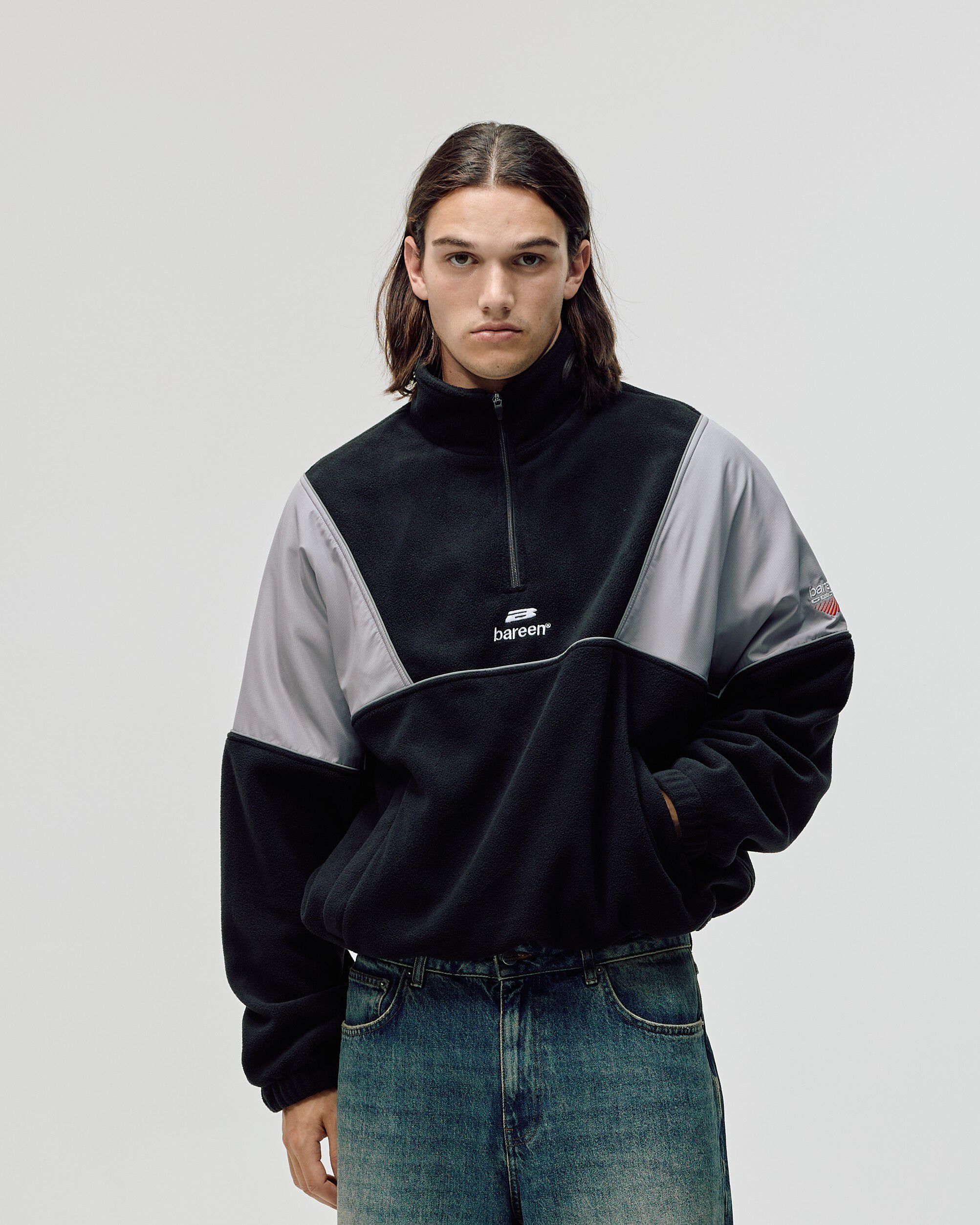 AW26 HALF ZIP FLEECE JACKET