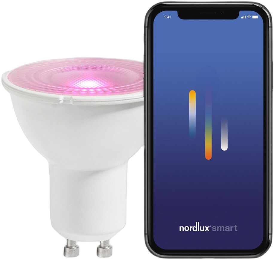 SMART P&AElig;RE GU10 RGB COLOUR 380LM KLAR