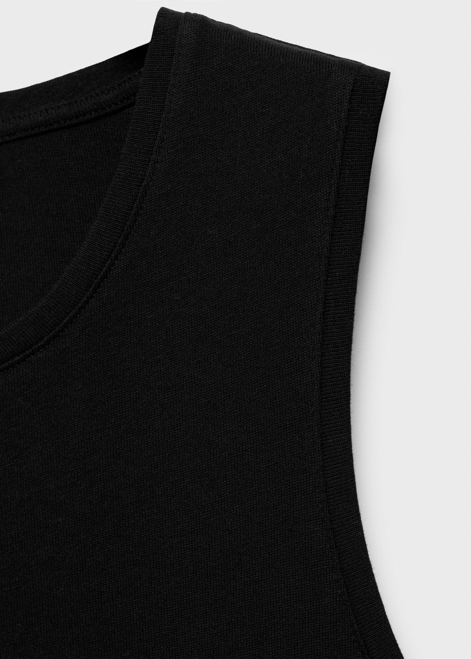 Cotton midi-dress with knot detail