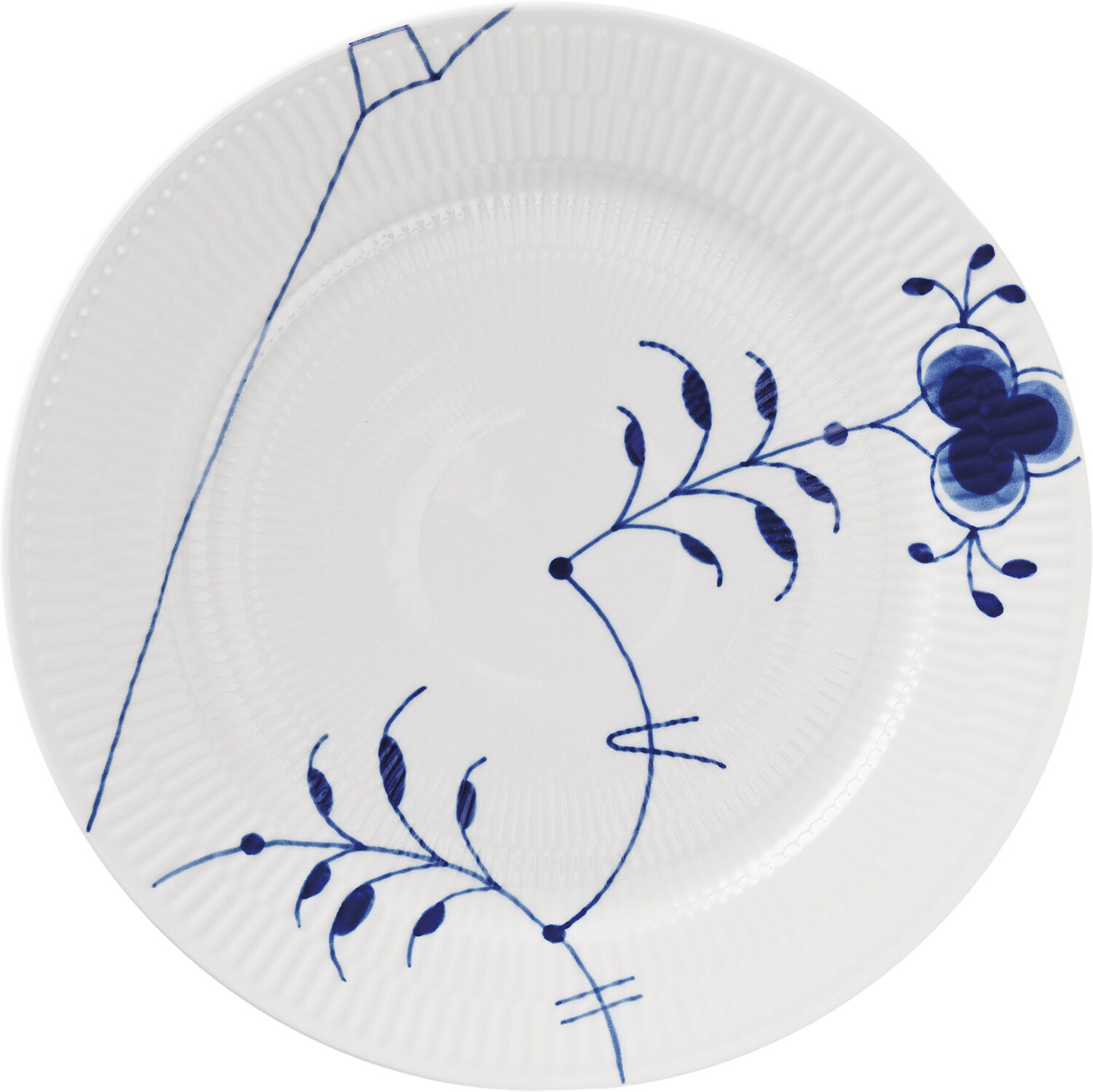 Bl&aring; Mega Riflet tallerken Limited Edition, 27 cm. , Dekoration 9