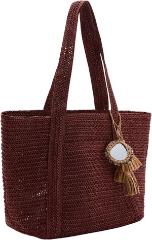 Natural fibre tote bag