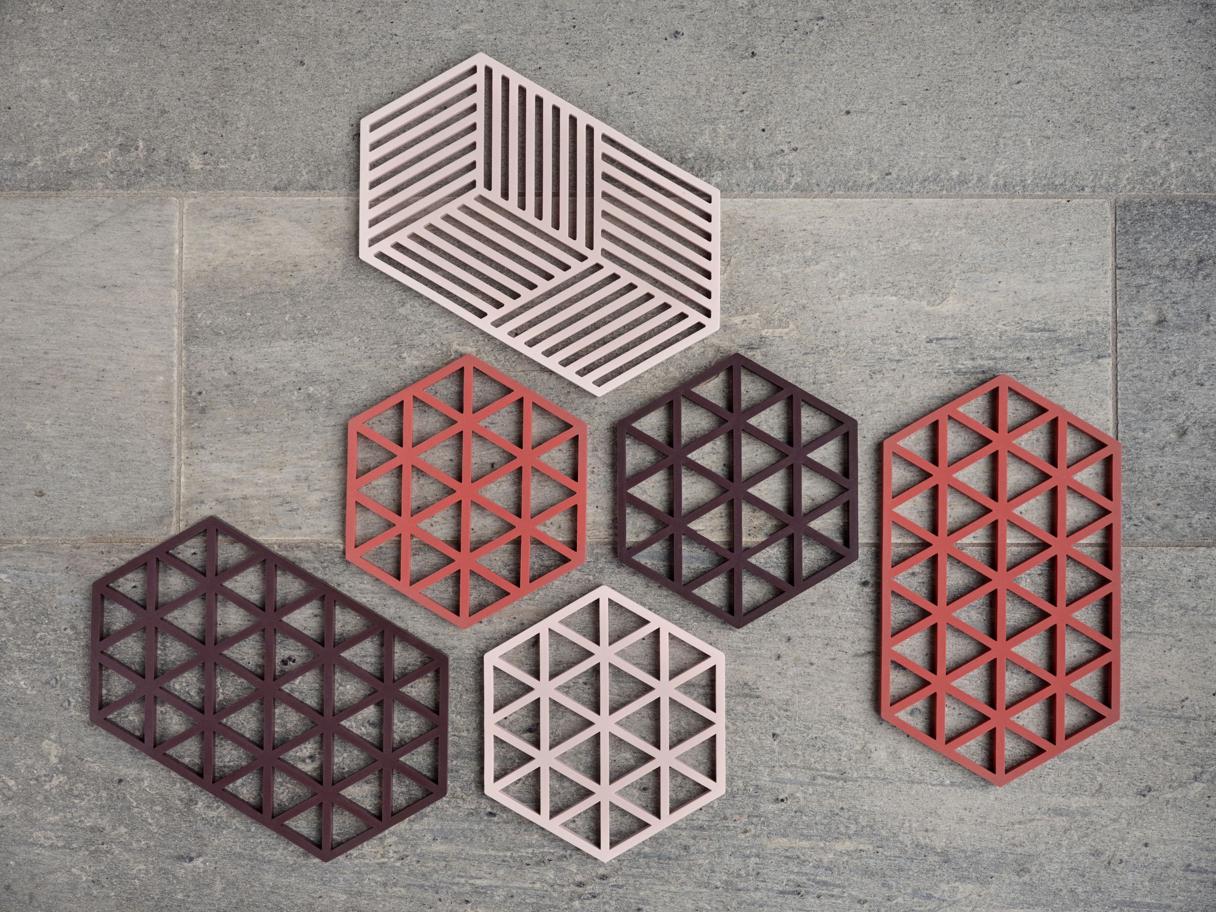 Grytunderl&auml;gg Hexagon Rose L24