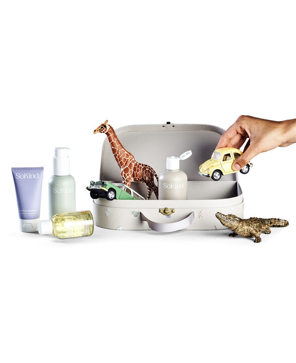 Dear Baby Skin Care Kit- Lækker kuffert med hudplejeprodukter til baby