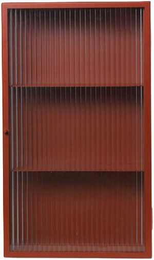Haze Wall Cabinet - Reeded Glass -