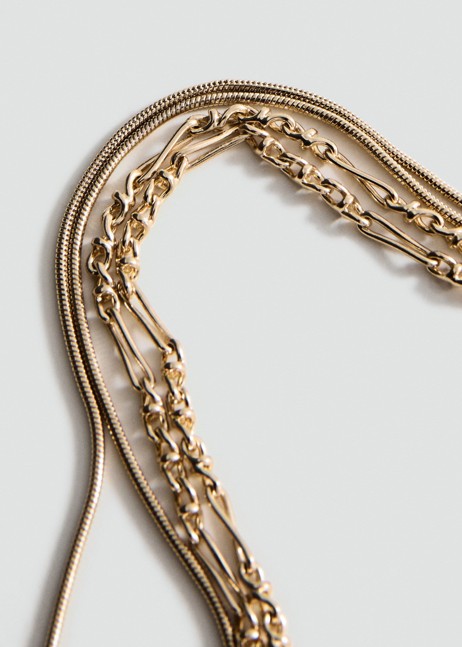 Mixed double necklace