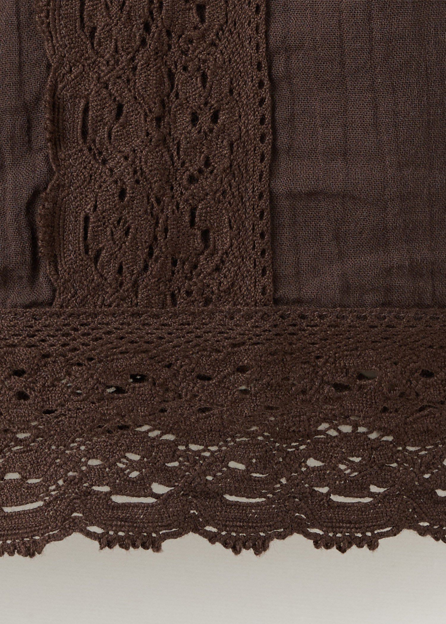 Cotton lace blouse