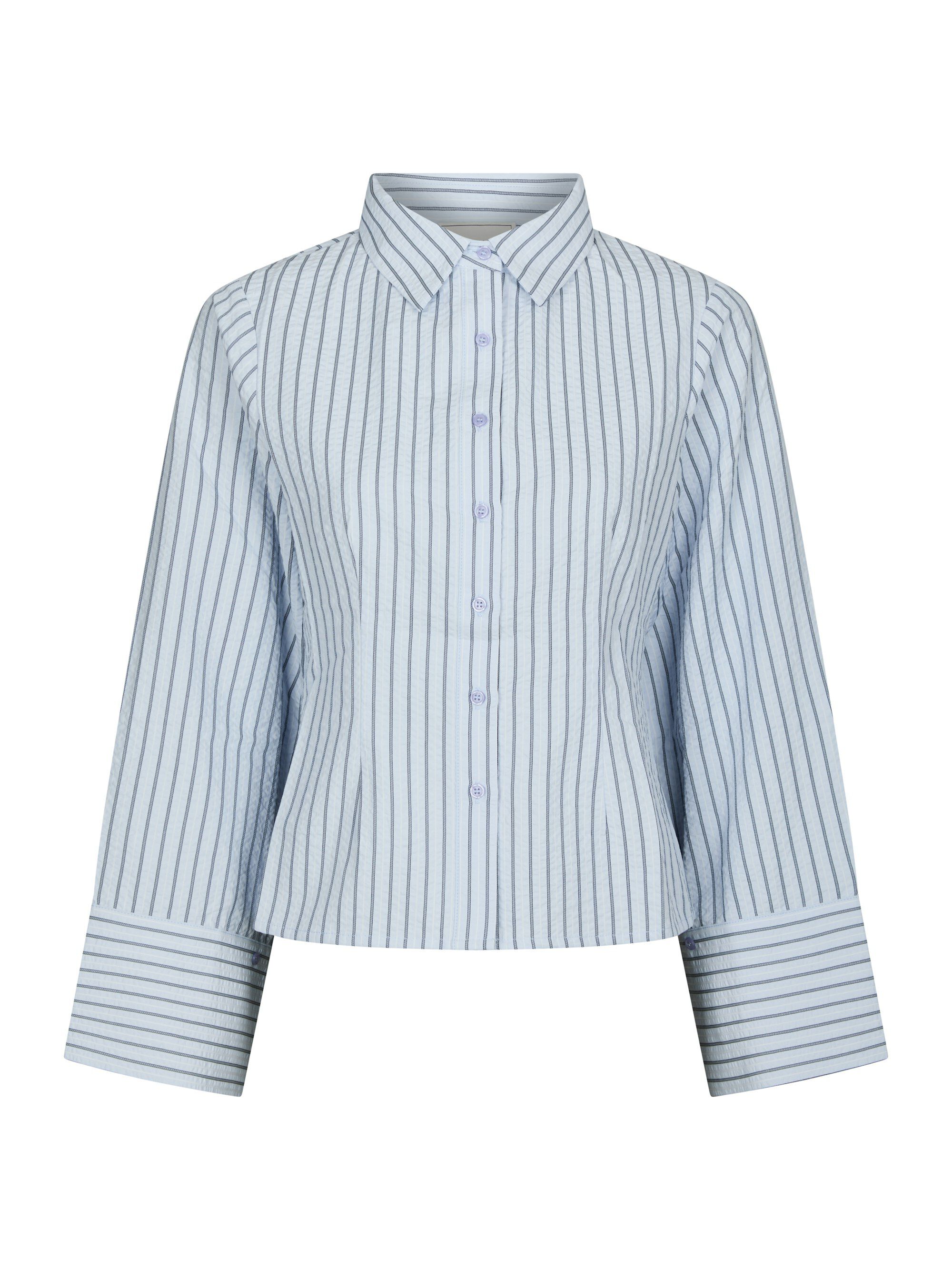 Rosa Striped Crepe Shirt