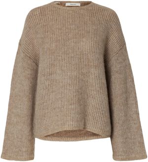 SLFLULU LOOSE LS KNIT O-NECK