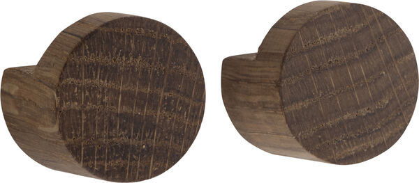 Wood knot, Smoked, 2 pcs