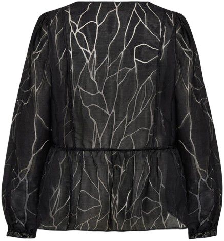 Curvy WA-SANNA 1 Bluse Sort