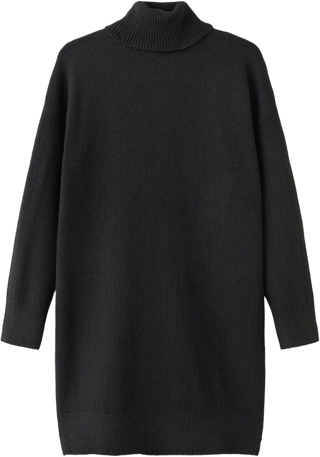 Knitted turtleneck dress