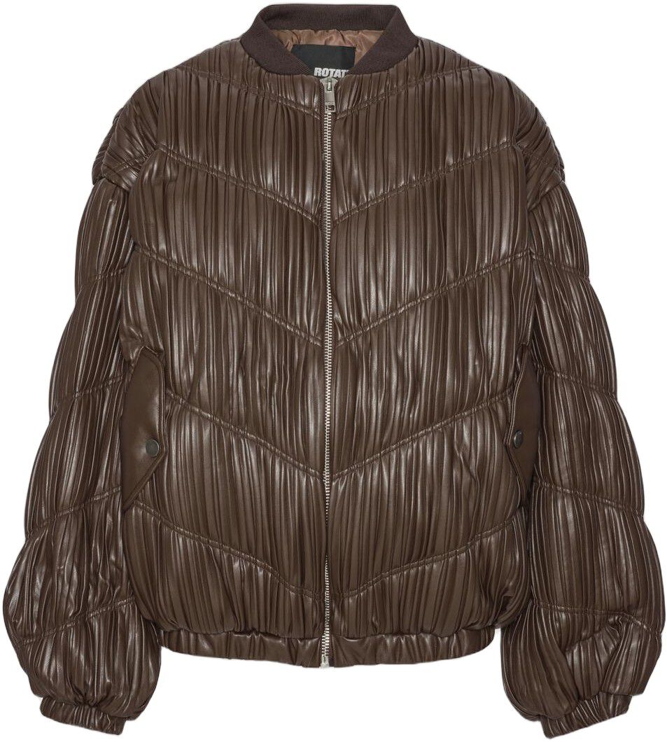PLEATED BOMBER JACKET