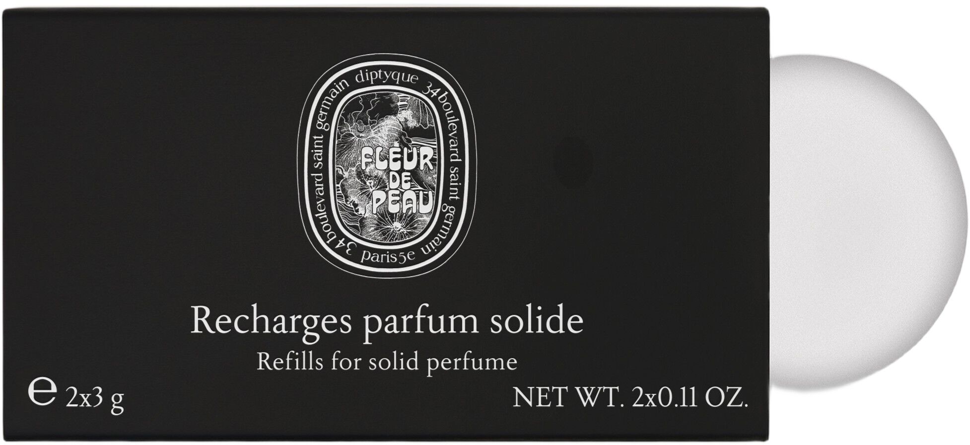 Refill solid perfume Fleur de Peau 2x3g