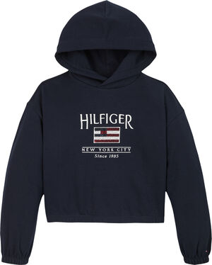HILFIGER SEQUIN FLAG HOODIE
