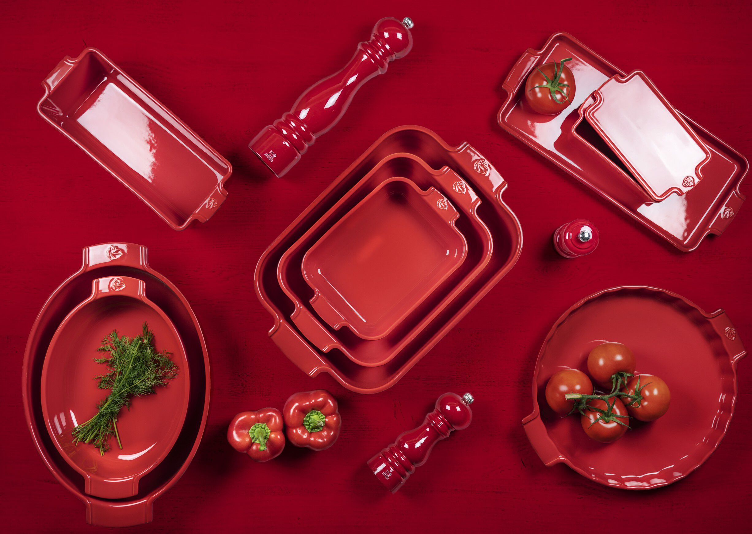 Appolia Keramik Rektangul&aelig;r R&oslash;d 32 cm