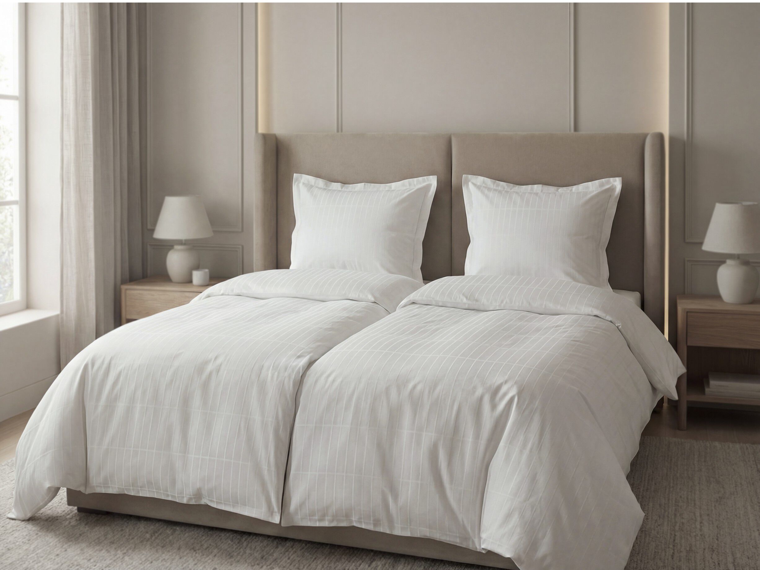 P&aring;slakanset 140x200 Essence Suite One Optisk vit
