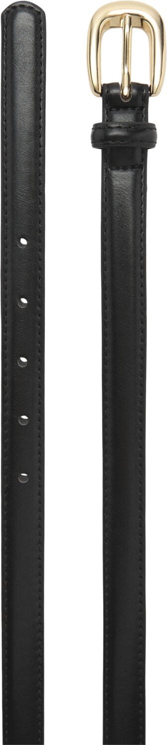 Buckle skinny belt