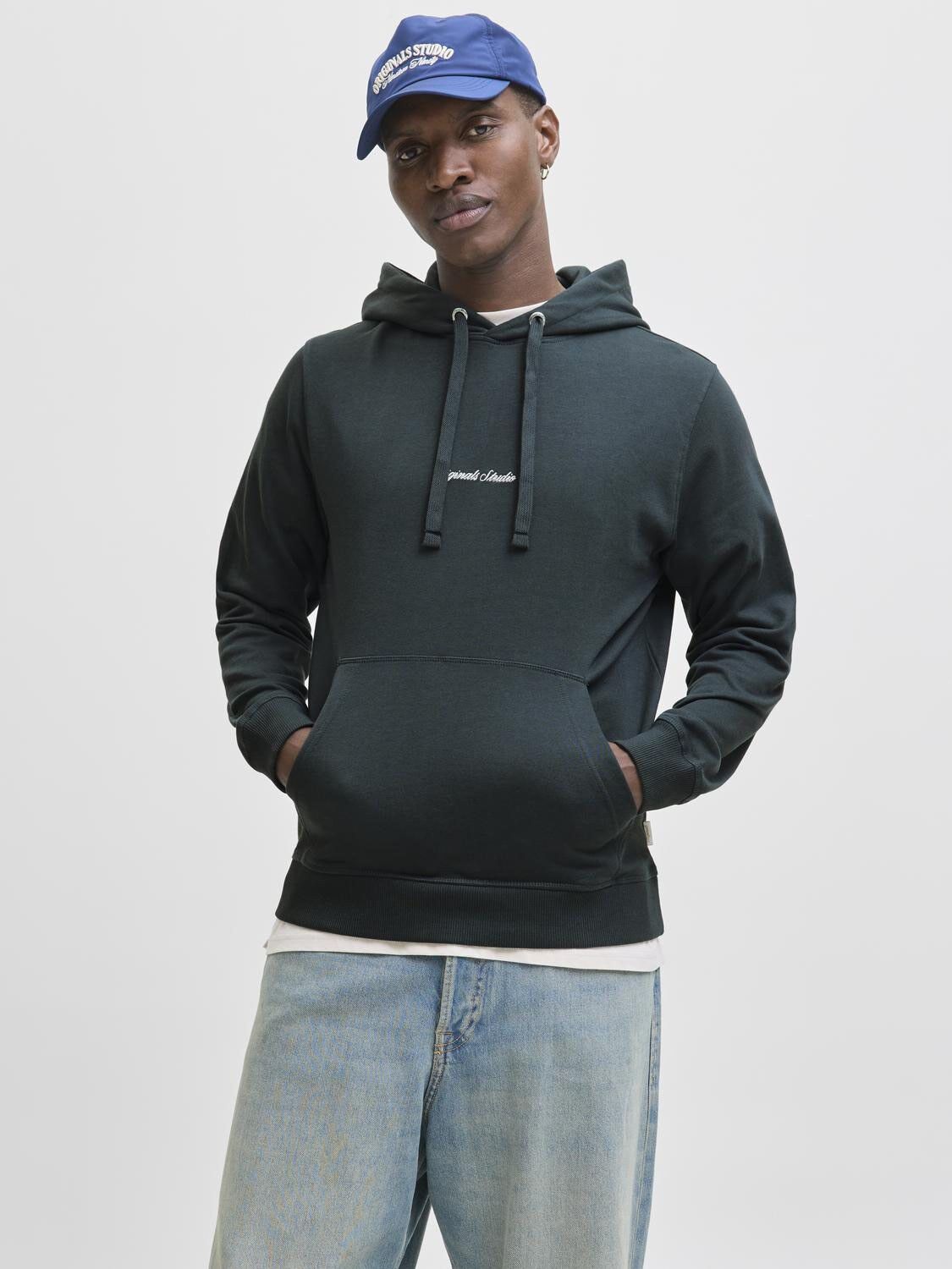 JORNORREBRO EMB SWEAT HOOD NOOS