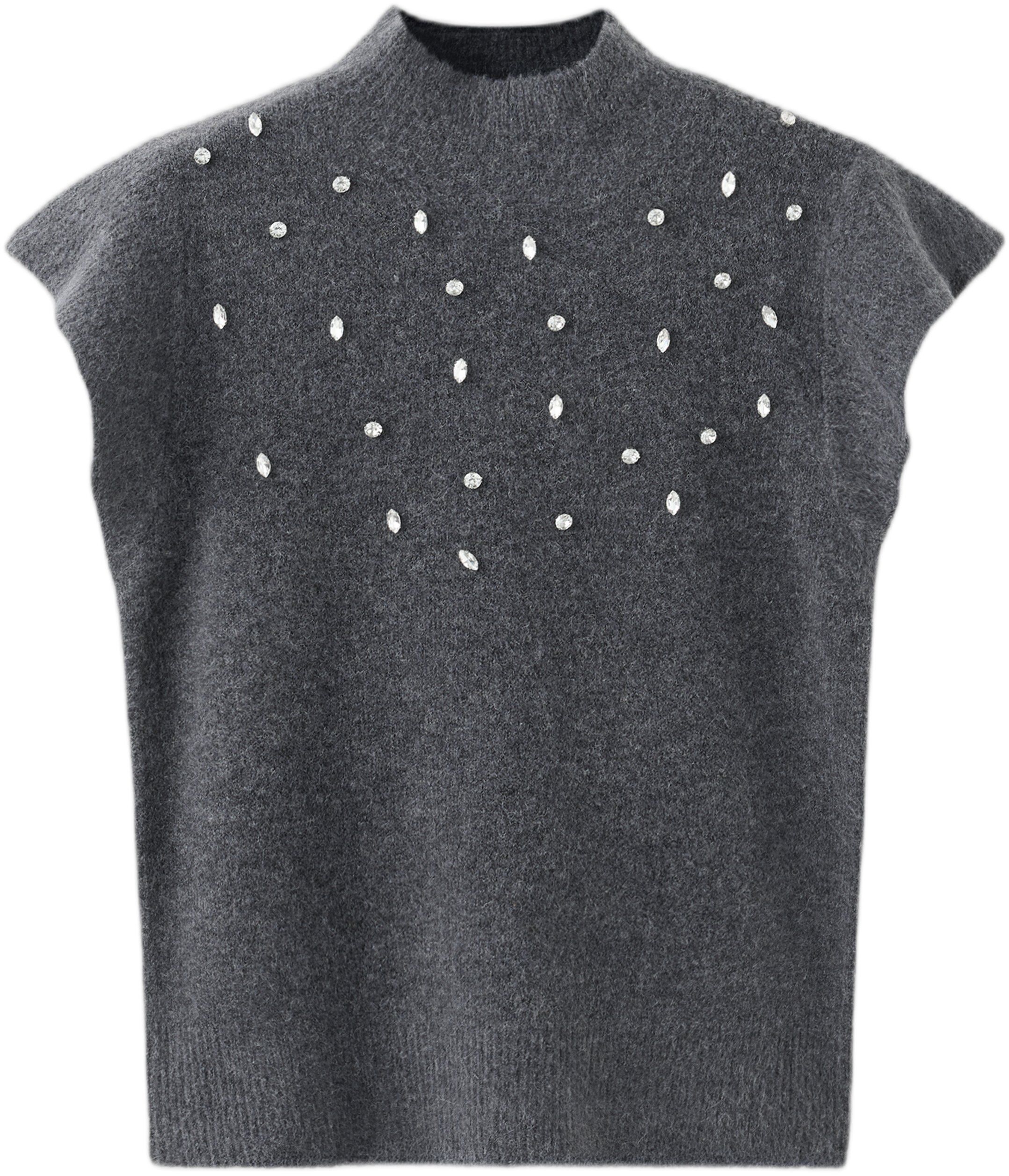 Beaded sleeveless top