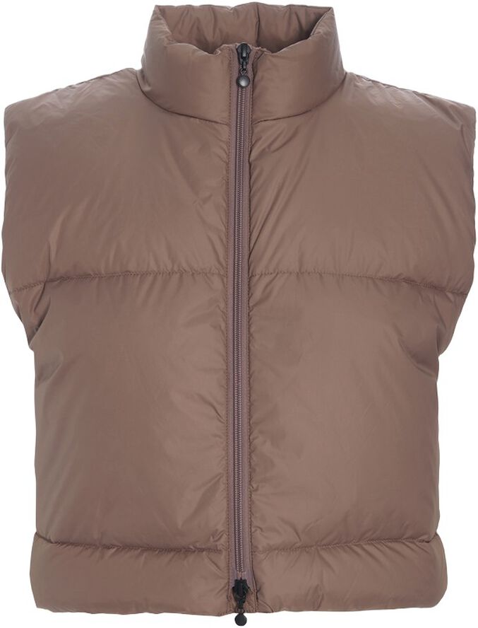 Feather down kort vest