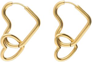 Earring heart in heart