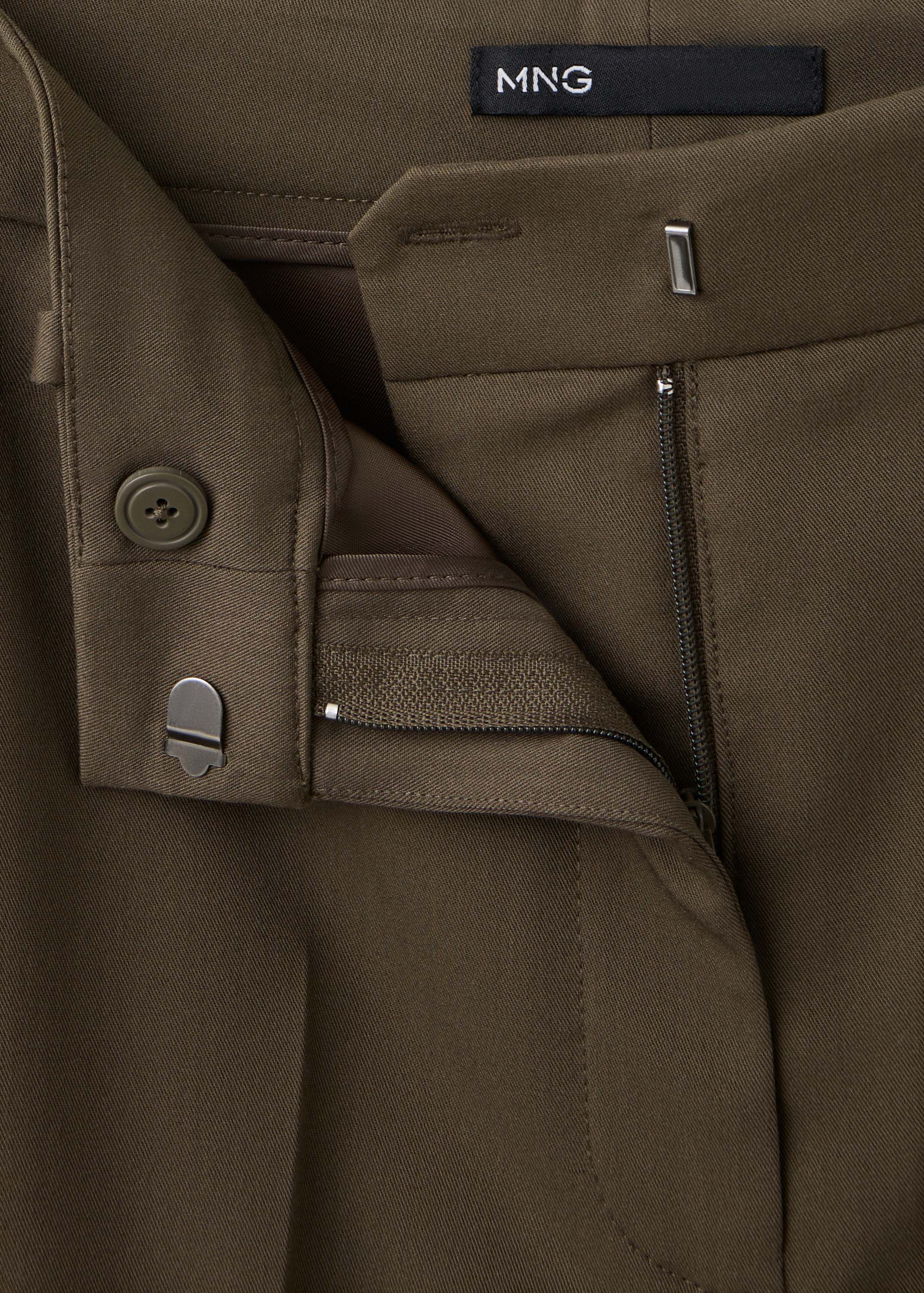 Straight suit trousers