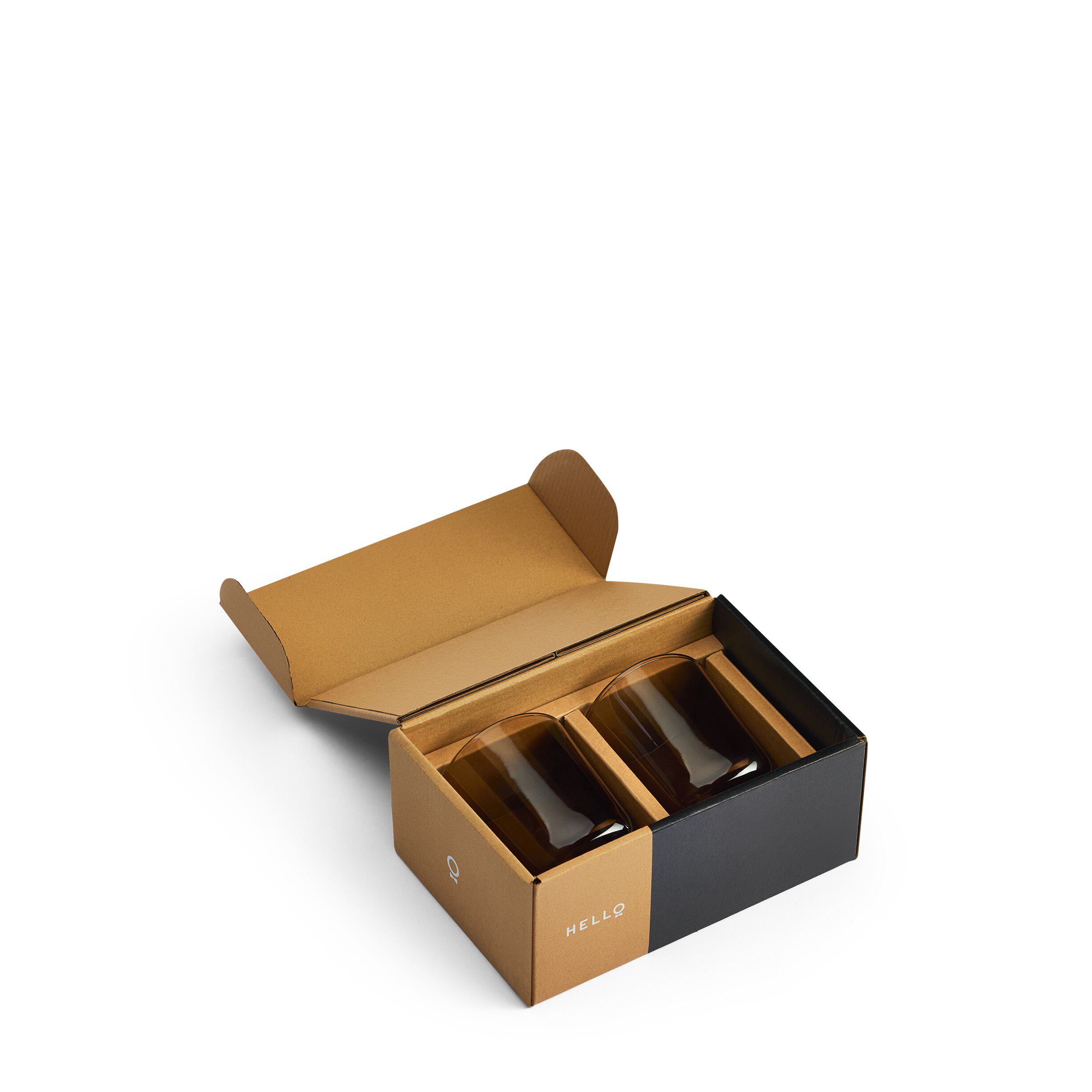 Pirch Latte, Amber, set of 2