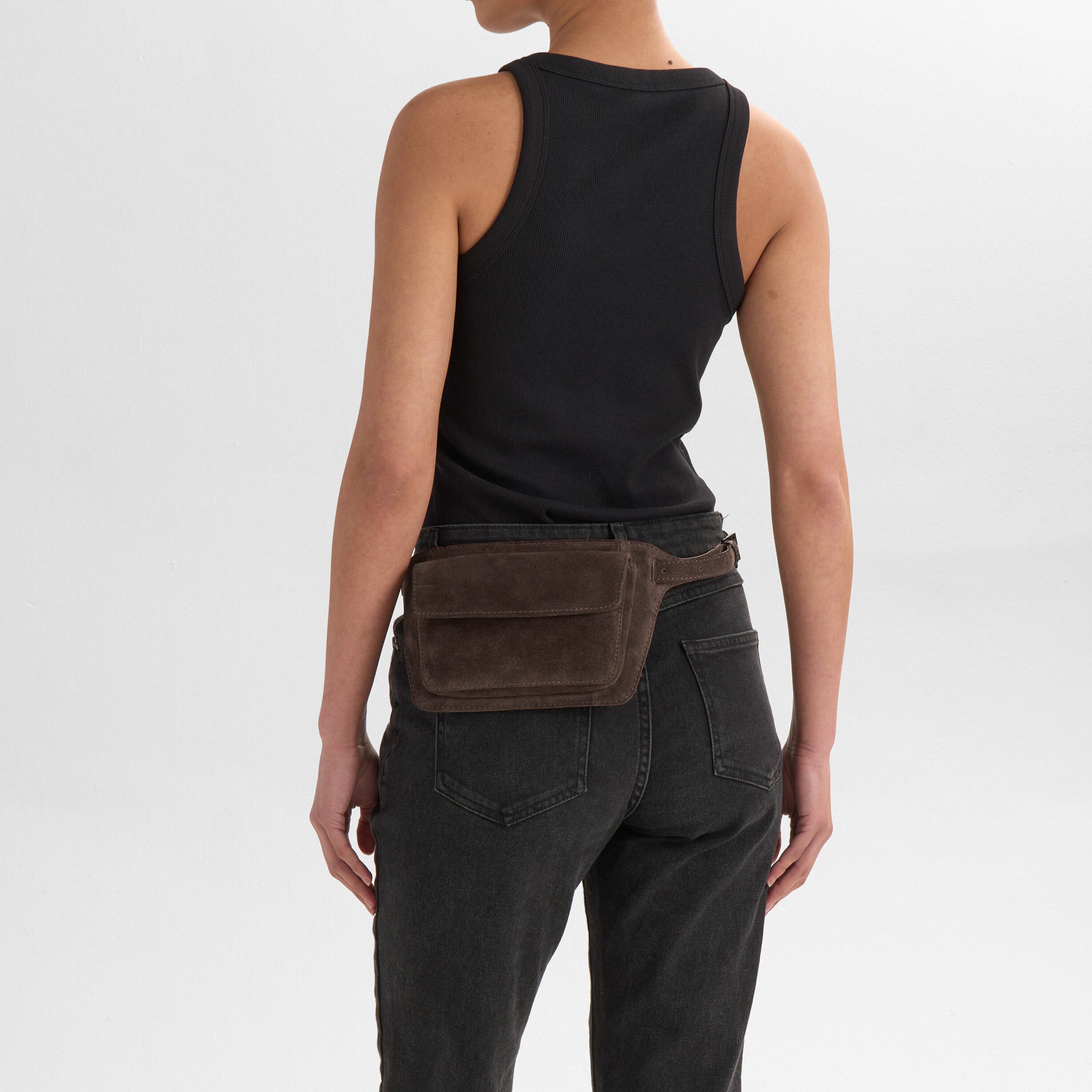 ZayaMBG Belt Bag, Suede