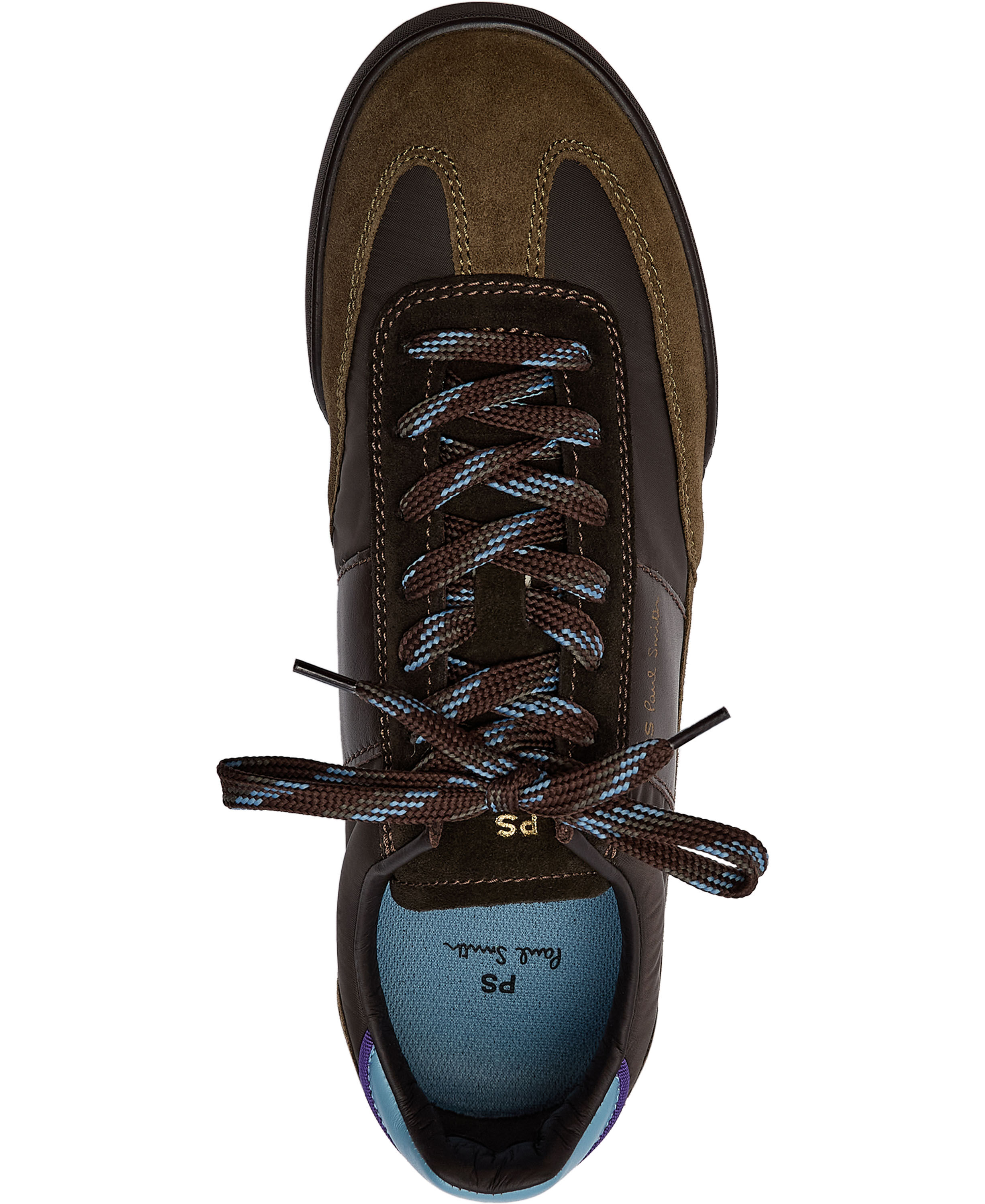 MENS SHOE DOVER BROWN KHAKI TOE