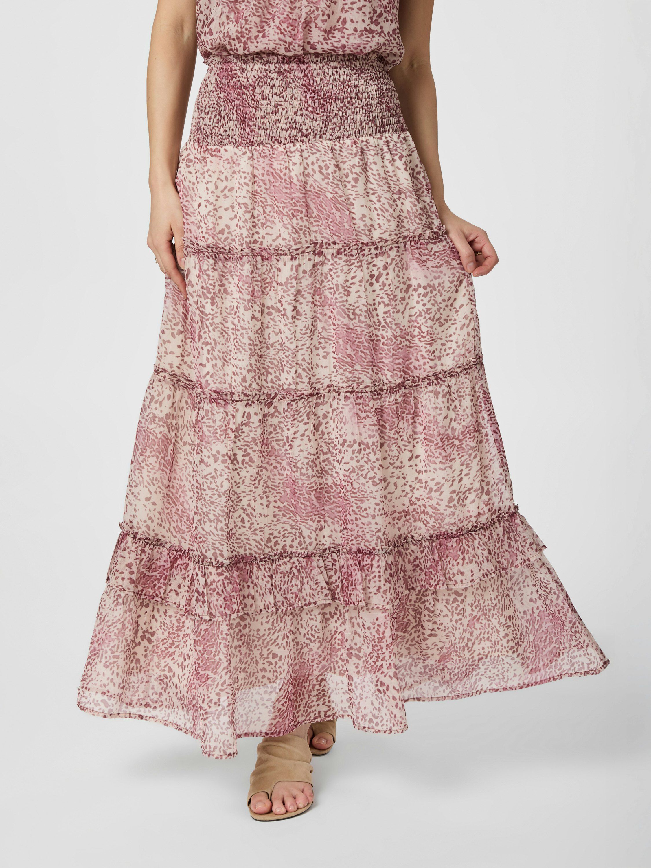 Todo Blur Graphic Skirt