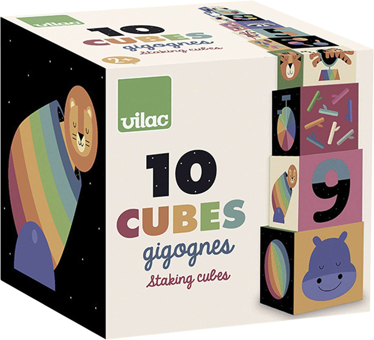 Vilac - Stableklodser i regnbuefarver af Andy Westface