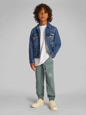 BRIGHT MID BLUE DNM TRUCKER