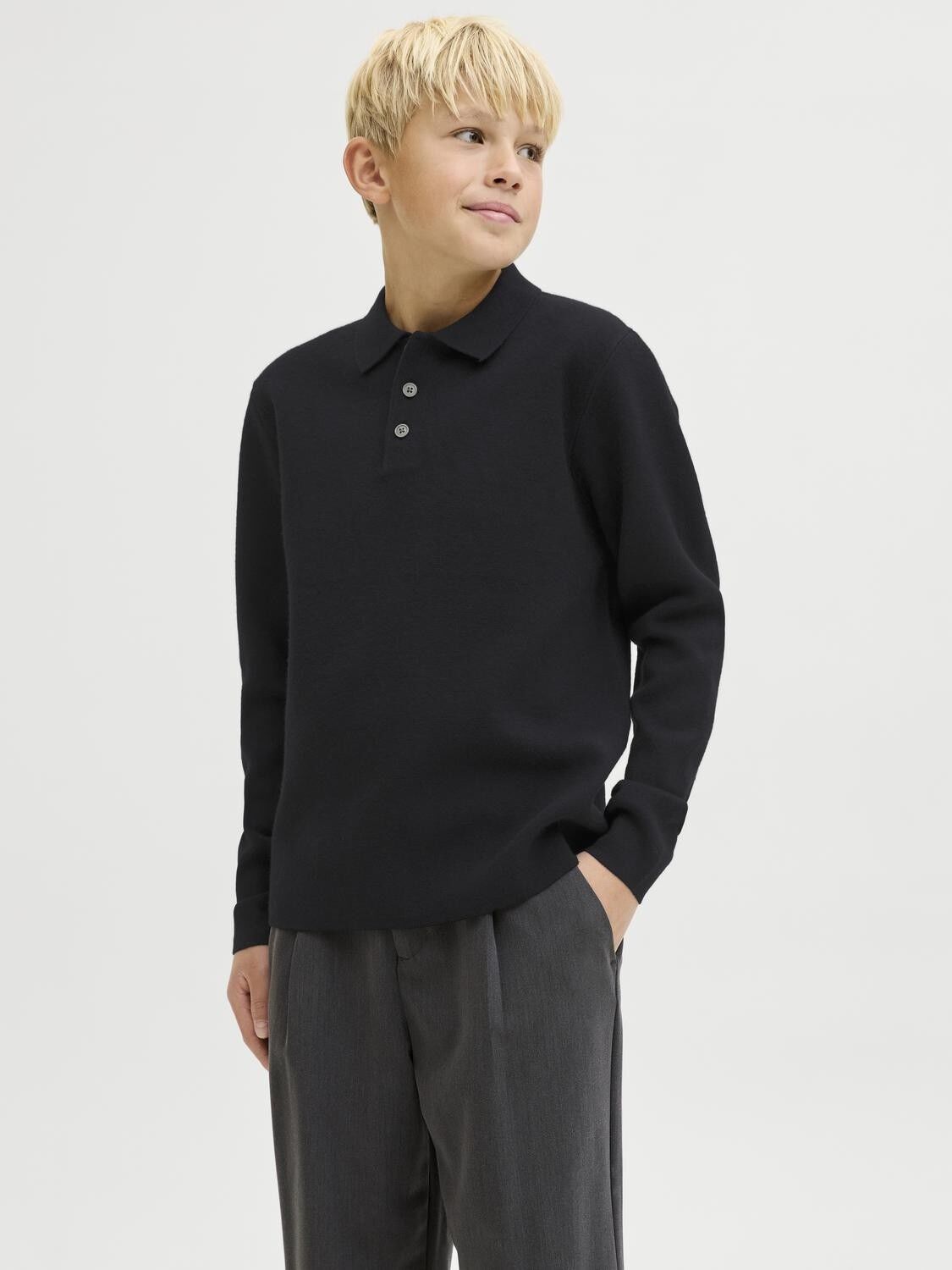JPRBLABRADFORT KNIT POLO JNR
