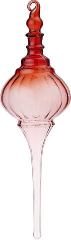Glass Icicle Dome Ruby