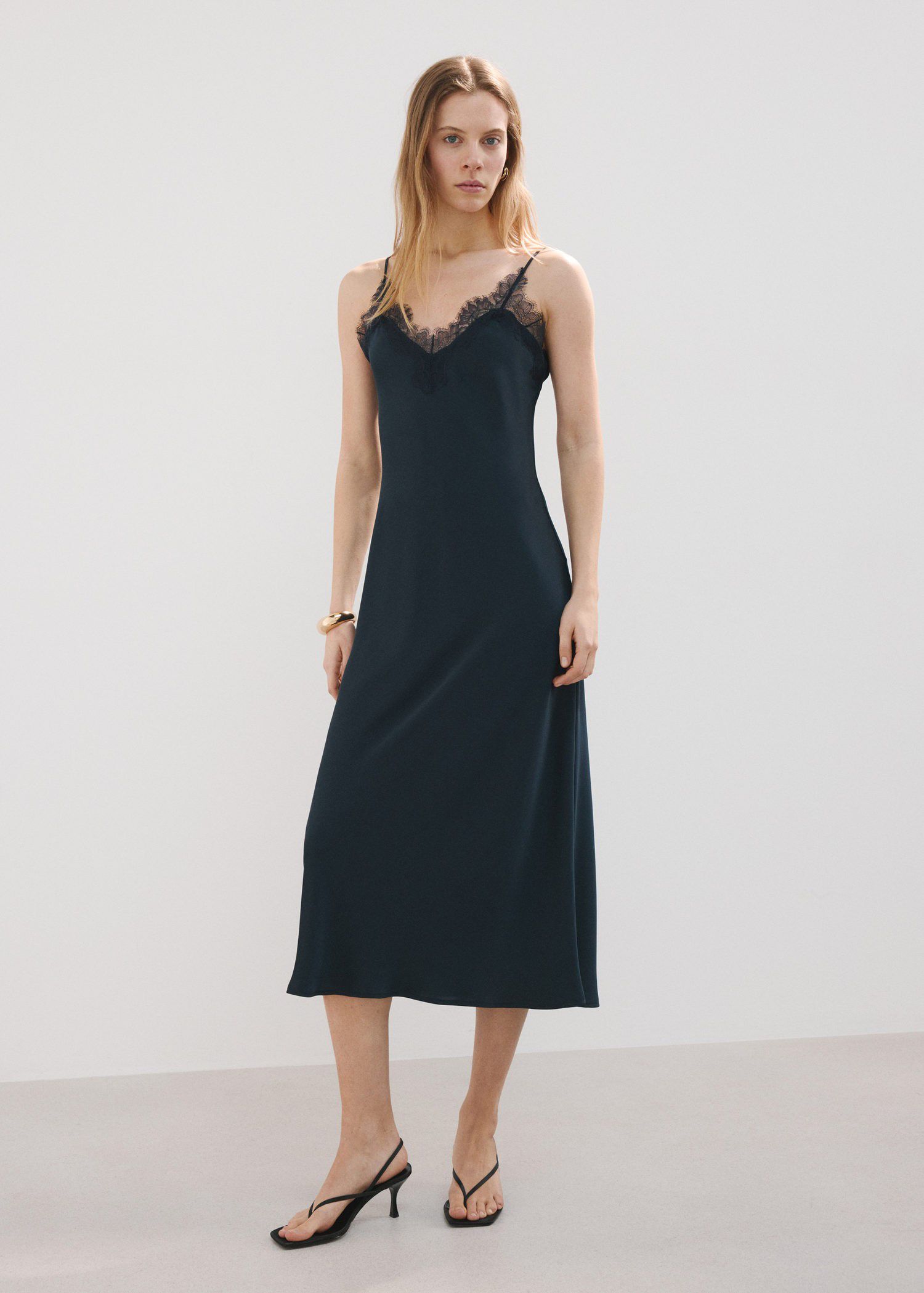 Satin camisole dress