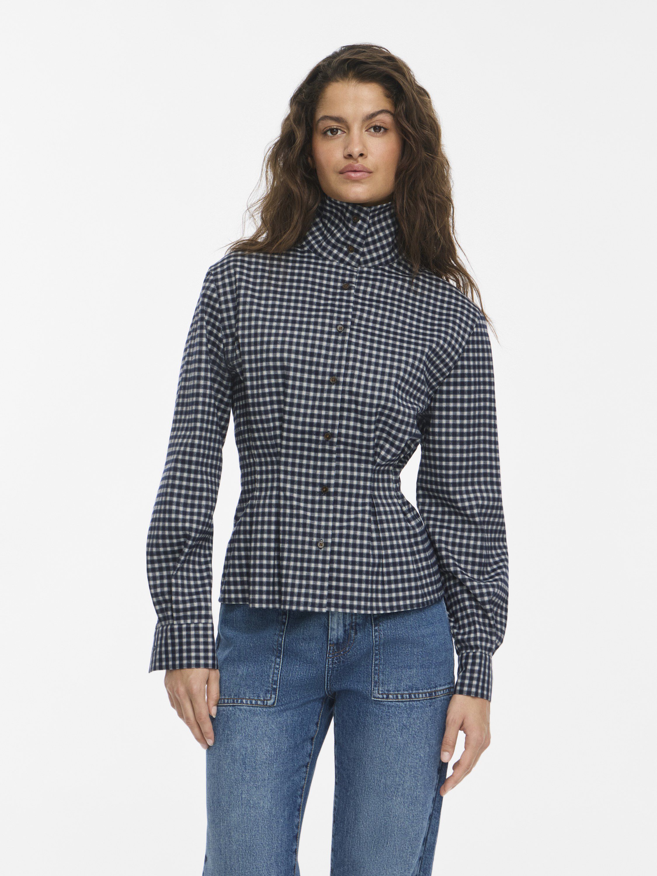 Nmpamila Highneck L/S Detail Shirt