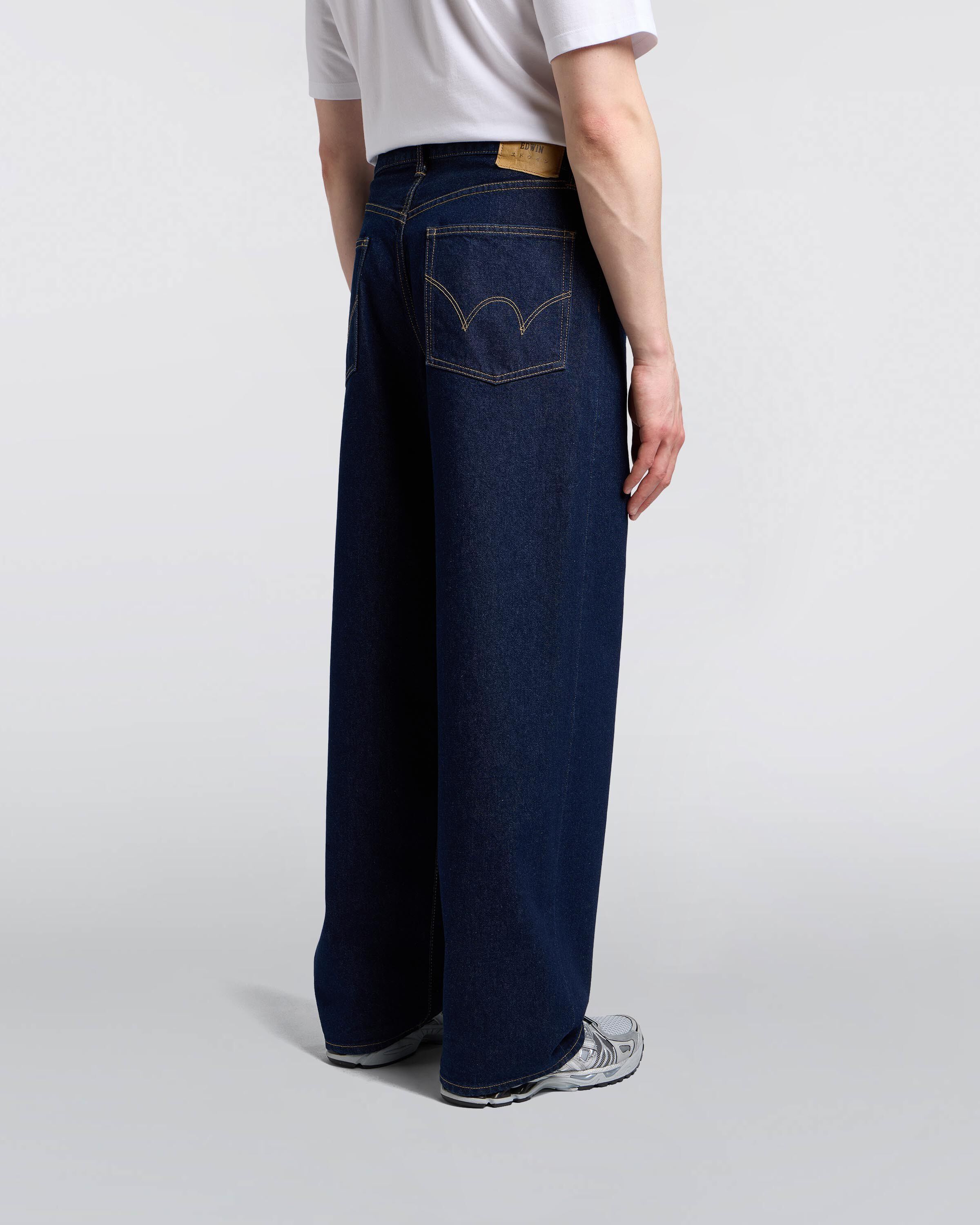 Wide Pant - Blue - Rinsed