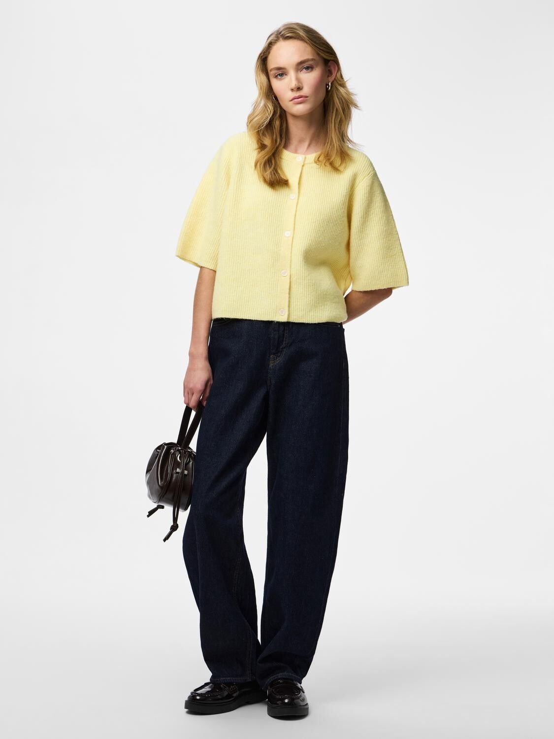 PCSILLY SS O-NECK KNIT CARDIGAN NOO