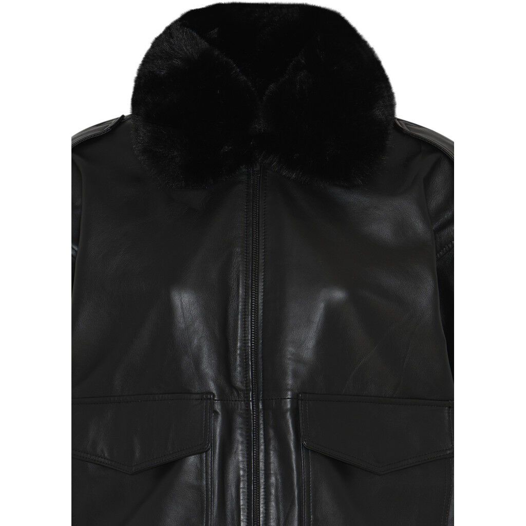 LeatherBBpilot jacket