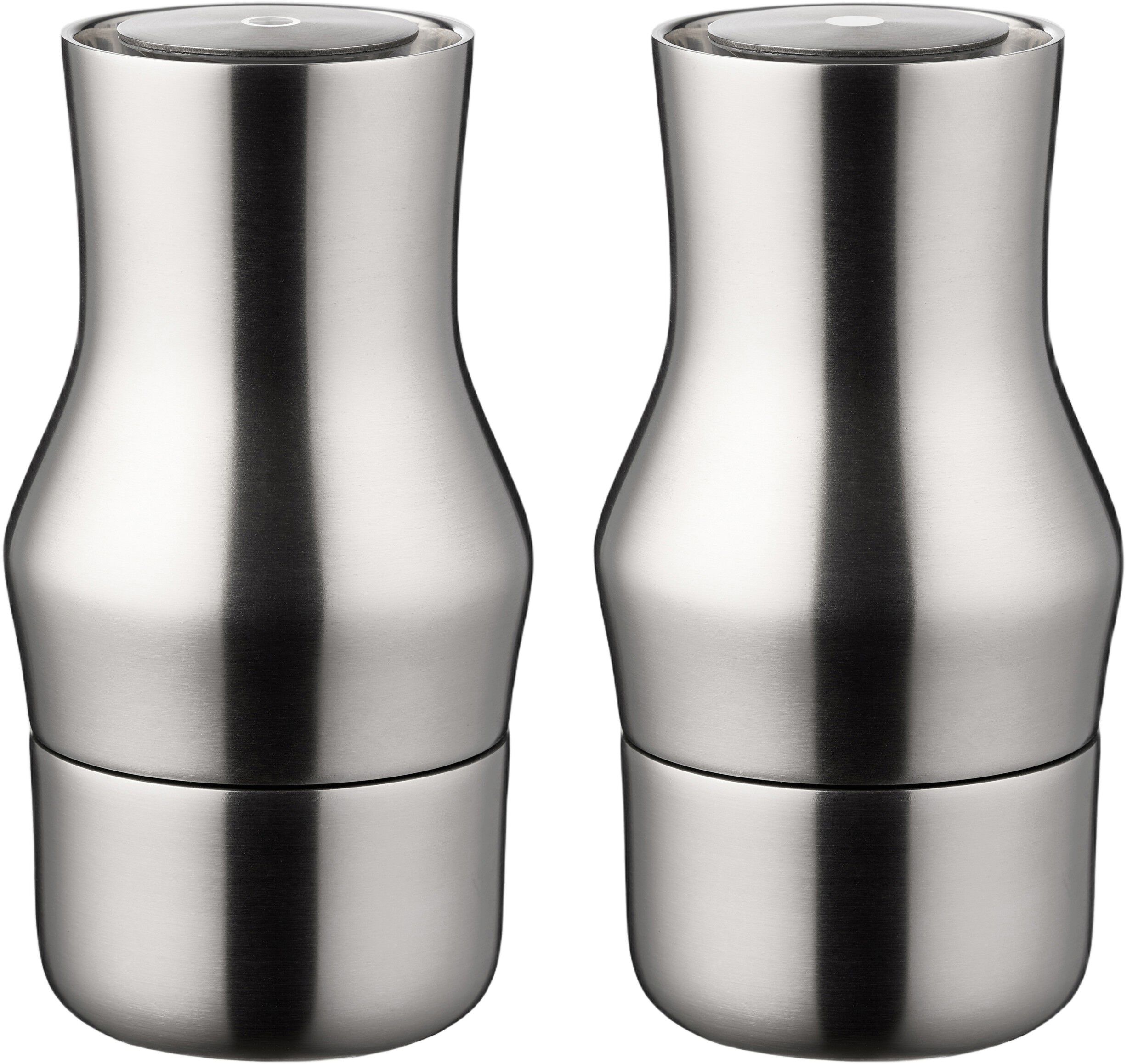 Salt- och pepparkvarnset Dorotea 7,31 x 14 cm Matt st&aring;l Recy