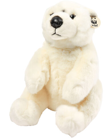 WWF Polar bear sitting - 22 cm - 8,5